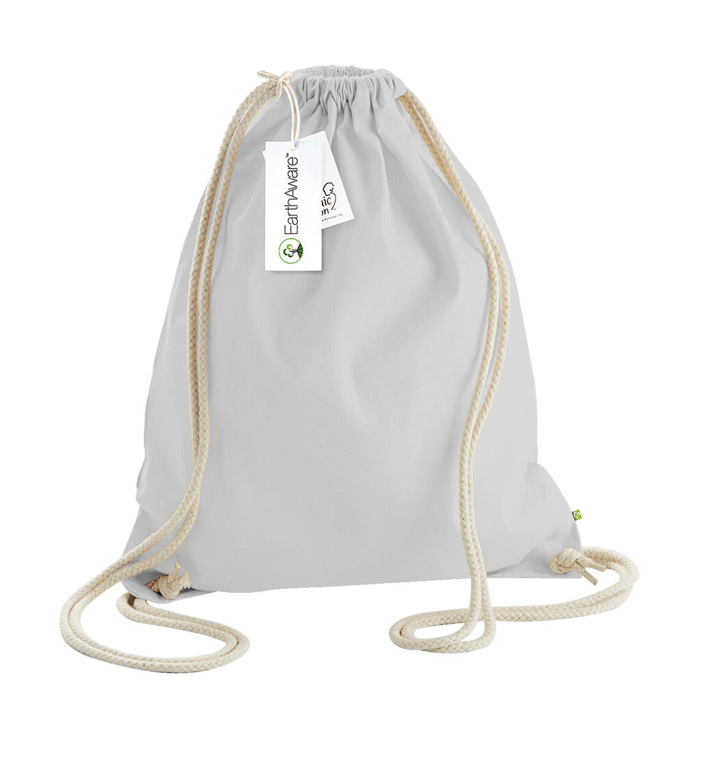  EarthAware™ Organic Gymsac in Farbe Light Grey