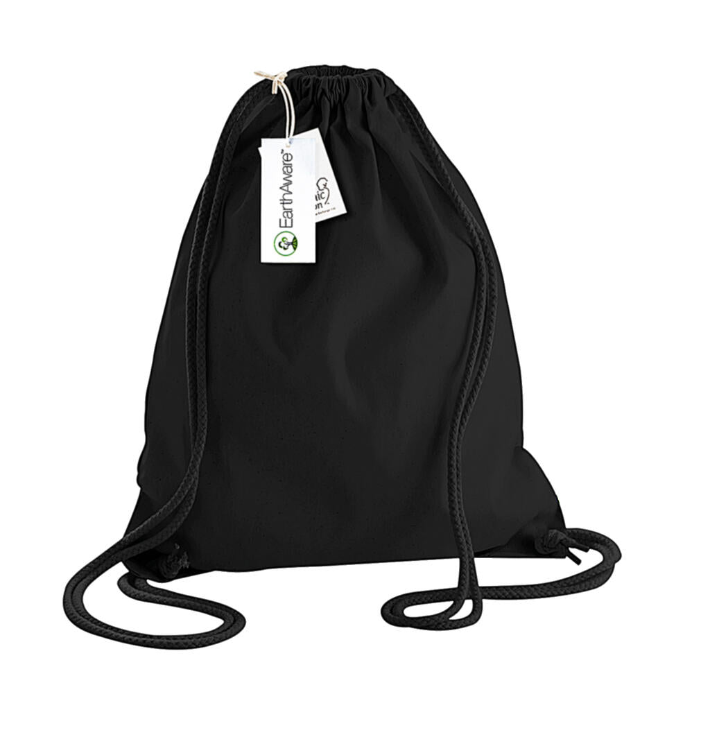  EarthAware™ Organic Gymsac in Farbe Black/Black