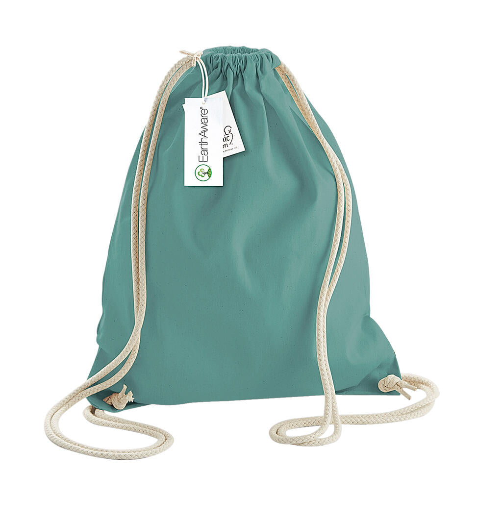  EarthAware™ Organic Gymsac in Farbe Sage Green