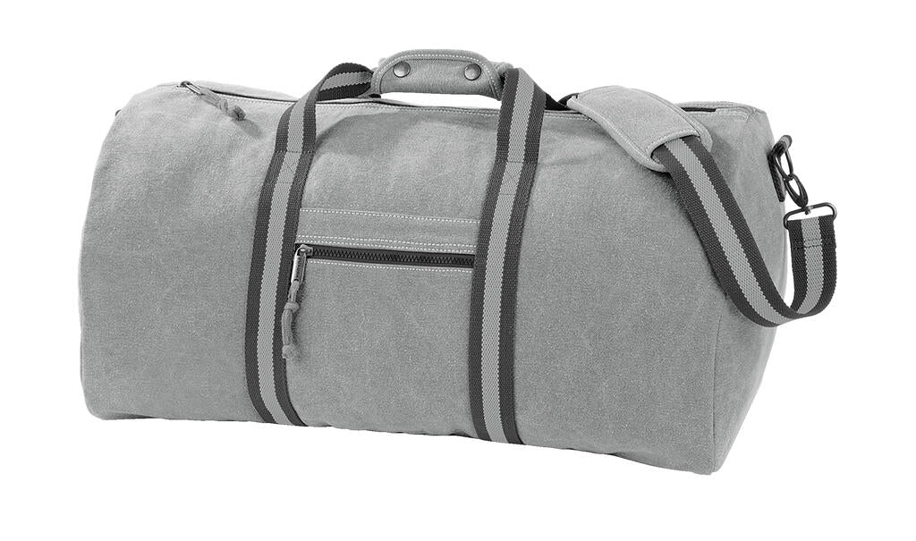  Vintage Canvas Holdall  in Farbe Vintage Light Grey