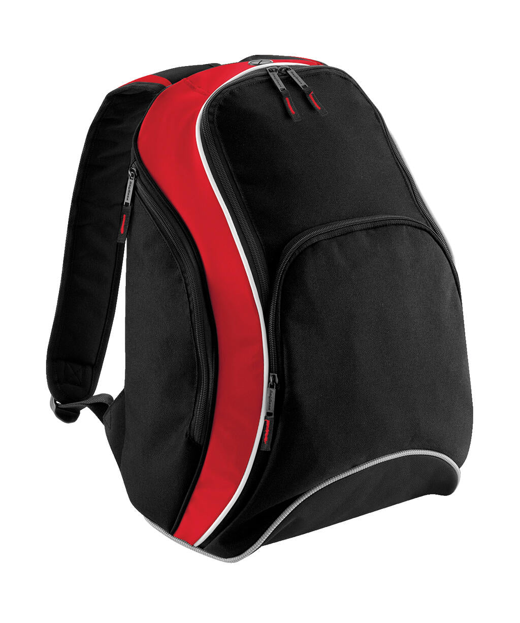  Teamwear Backpack in Farbe Black/Classic Red/White