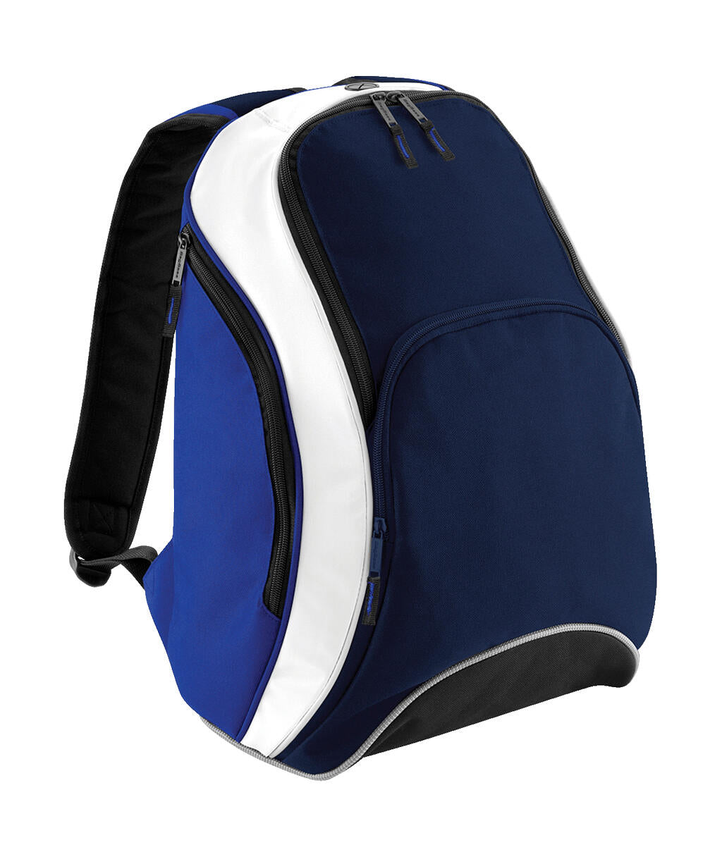  Teamwear Backpack in Farbe French Navy/Bright Royal/White