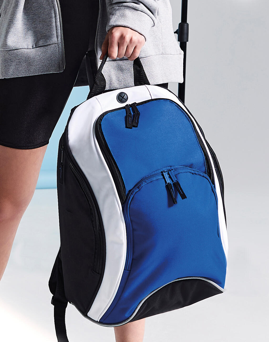  Teamwear Backpack in Farbe Black/Classic Red/White