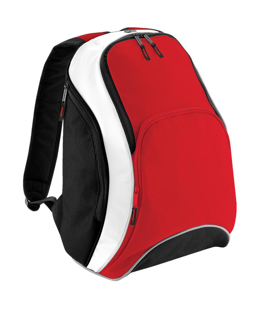  Teamwear Backpack in Farbe Classic Red/Black/White