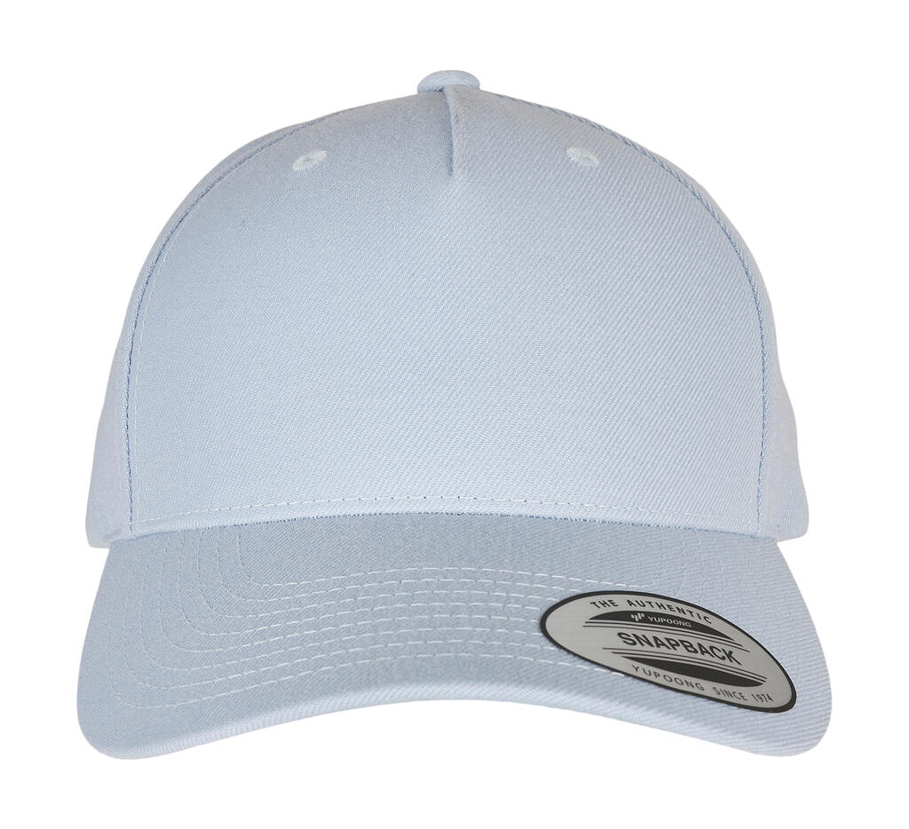 5-Panel Premium Curved Visor Snapback Cap - ShirtStore
