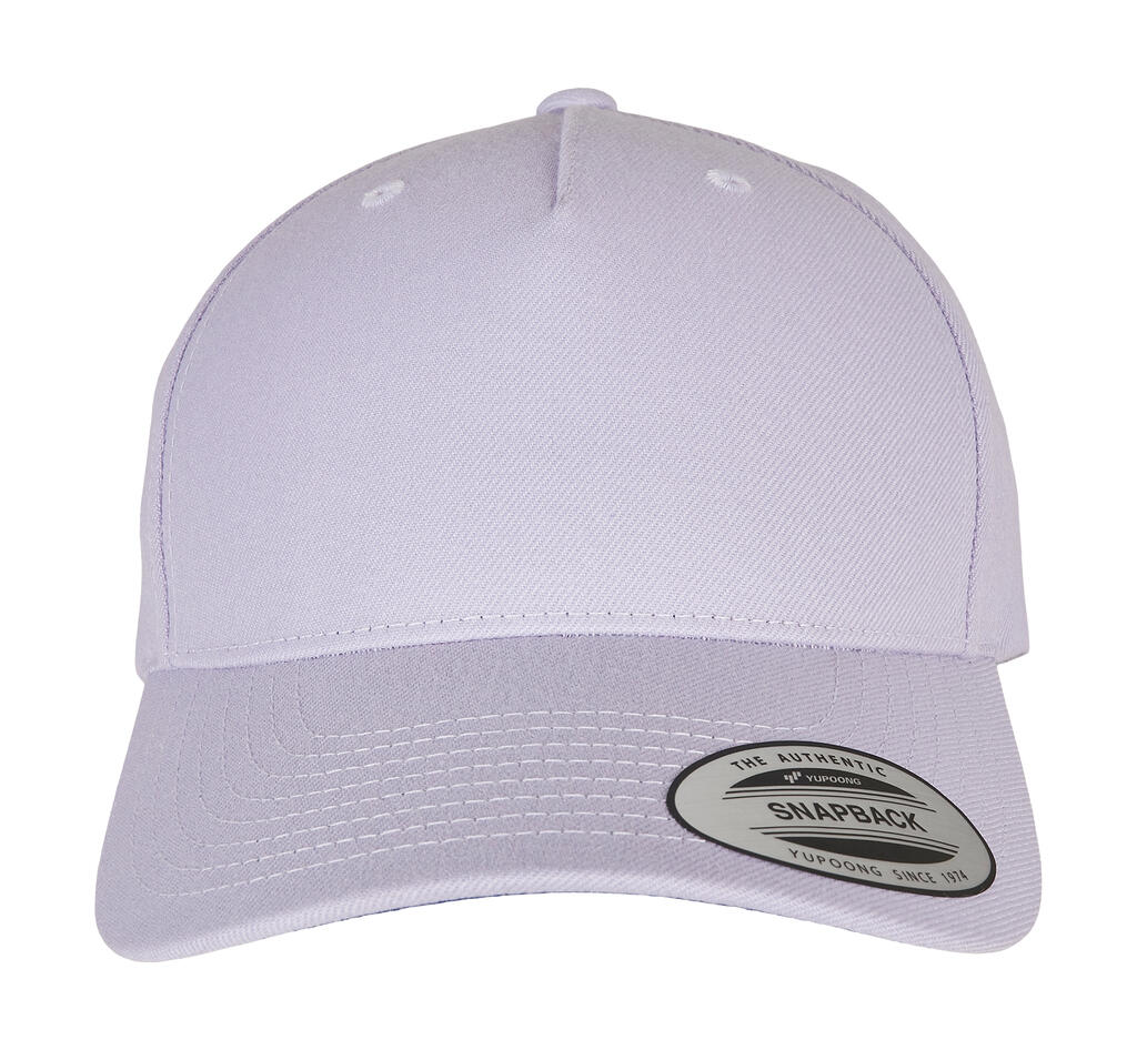 5-Panel Premium Curved Visor Snapback Cap - ShirtStore