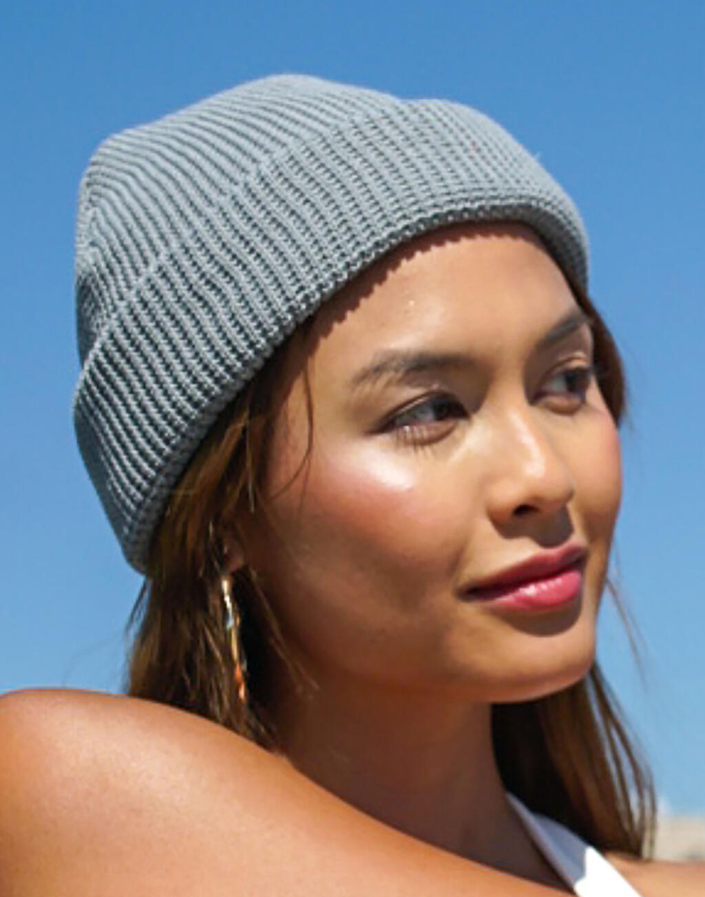 Recycled Yarn Waffle Knit Beanie - ShirtStore