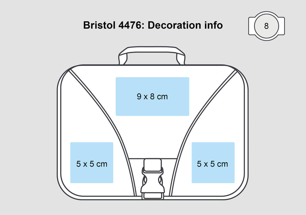  Bristol Toiletry Bag in Farbe Black