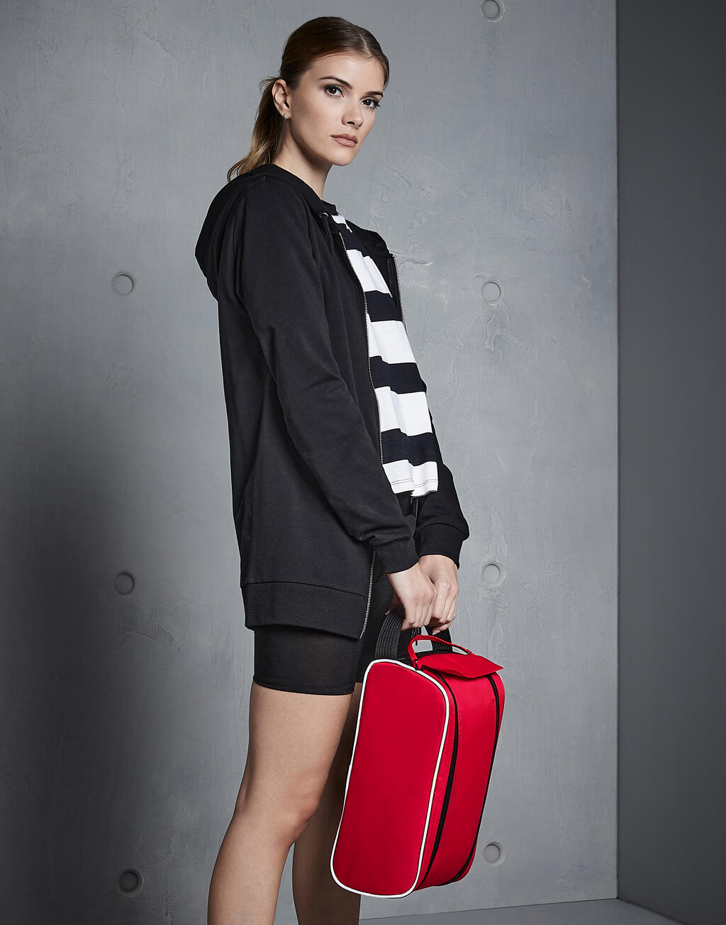  Shoe Bag in Farbe Black