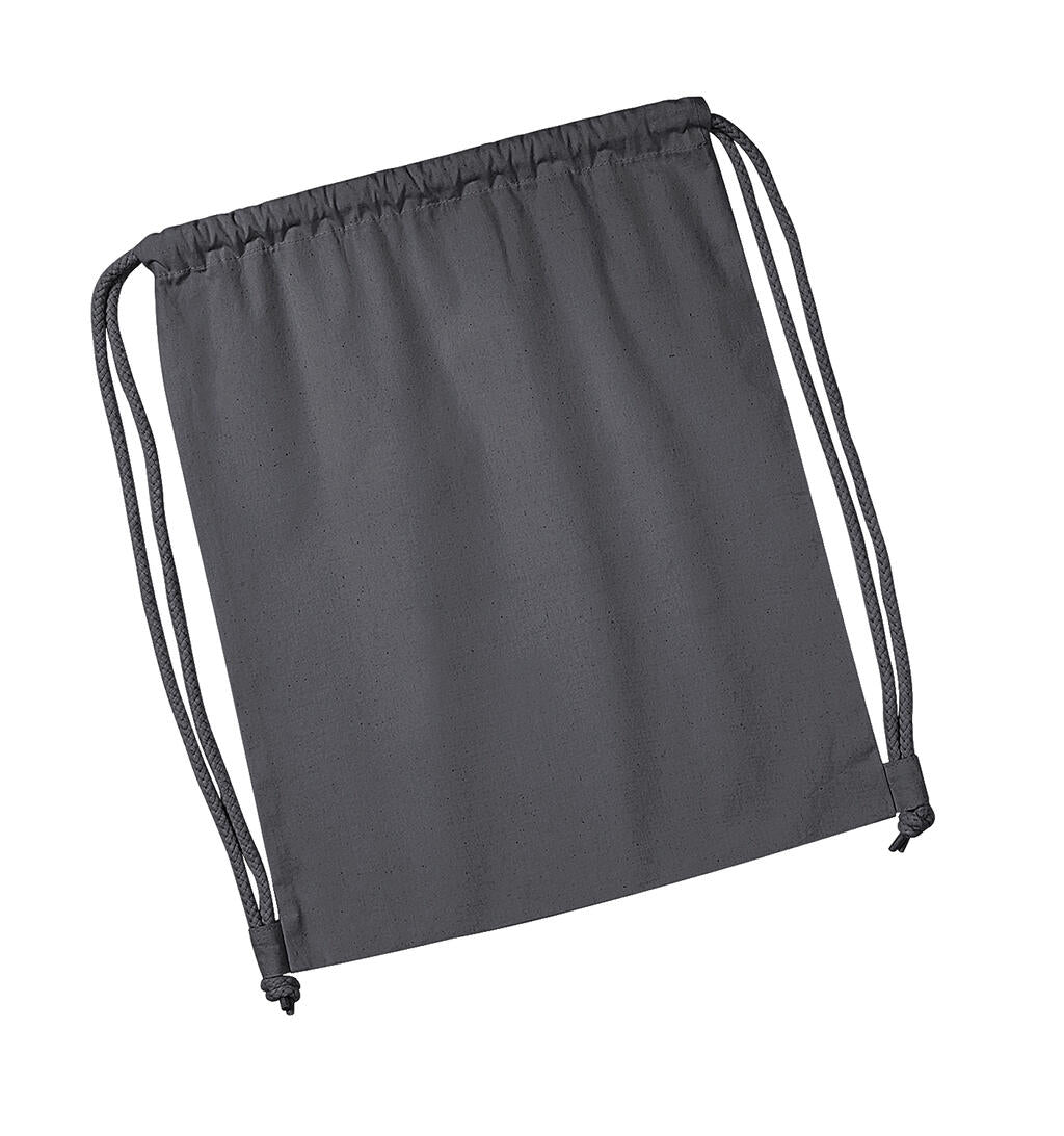  Organic Premium Cotton Gymsac in Farbe Graphite