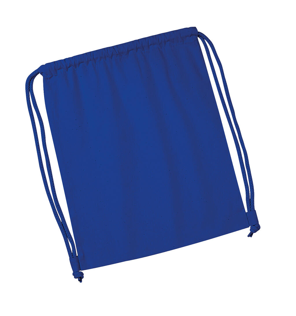  Organic Premium Cotton Gymsac in Farbe Bright Royal