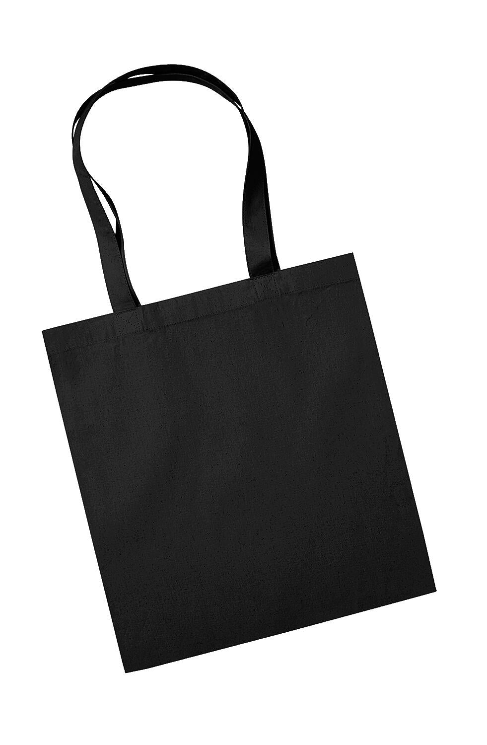  Organic Premium Cotton Tote in Farbe Black