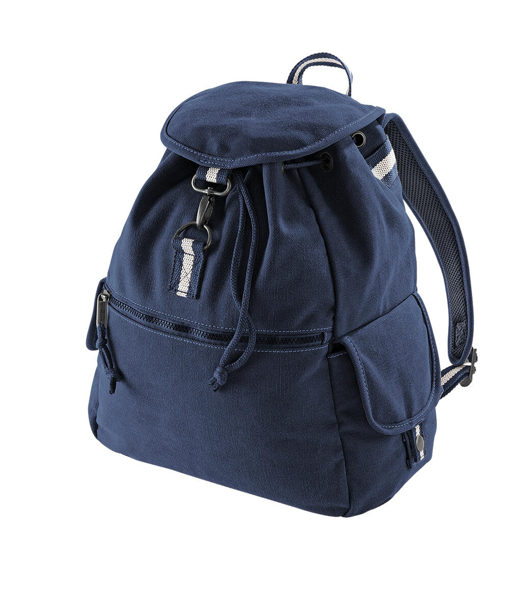  Vintage Canvas Backpack in Farbe Vintage Oxford Navy