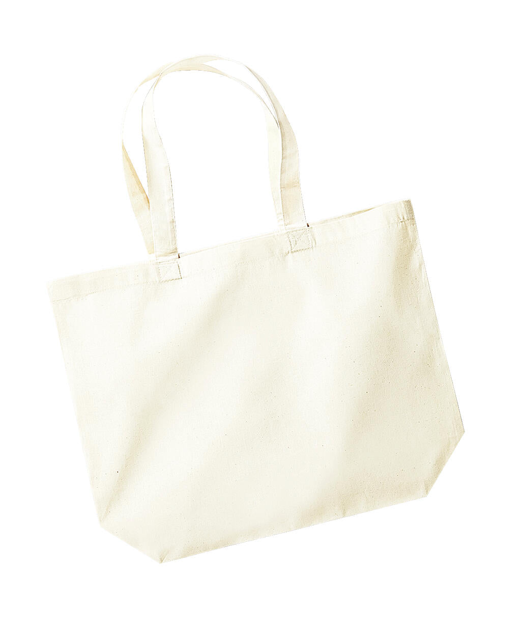  Organic Premium Cotton Maxi Tote in Farbe Natural