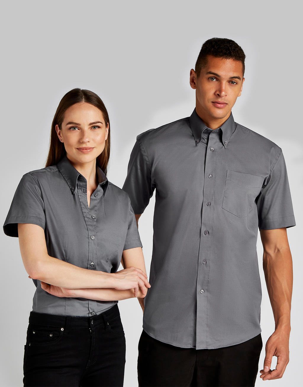  Women's Tailored Fit Premium Oxford Shirt SSL in Farbe White