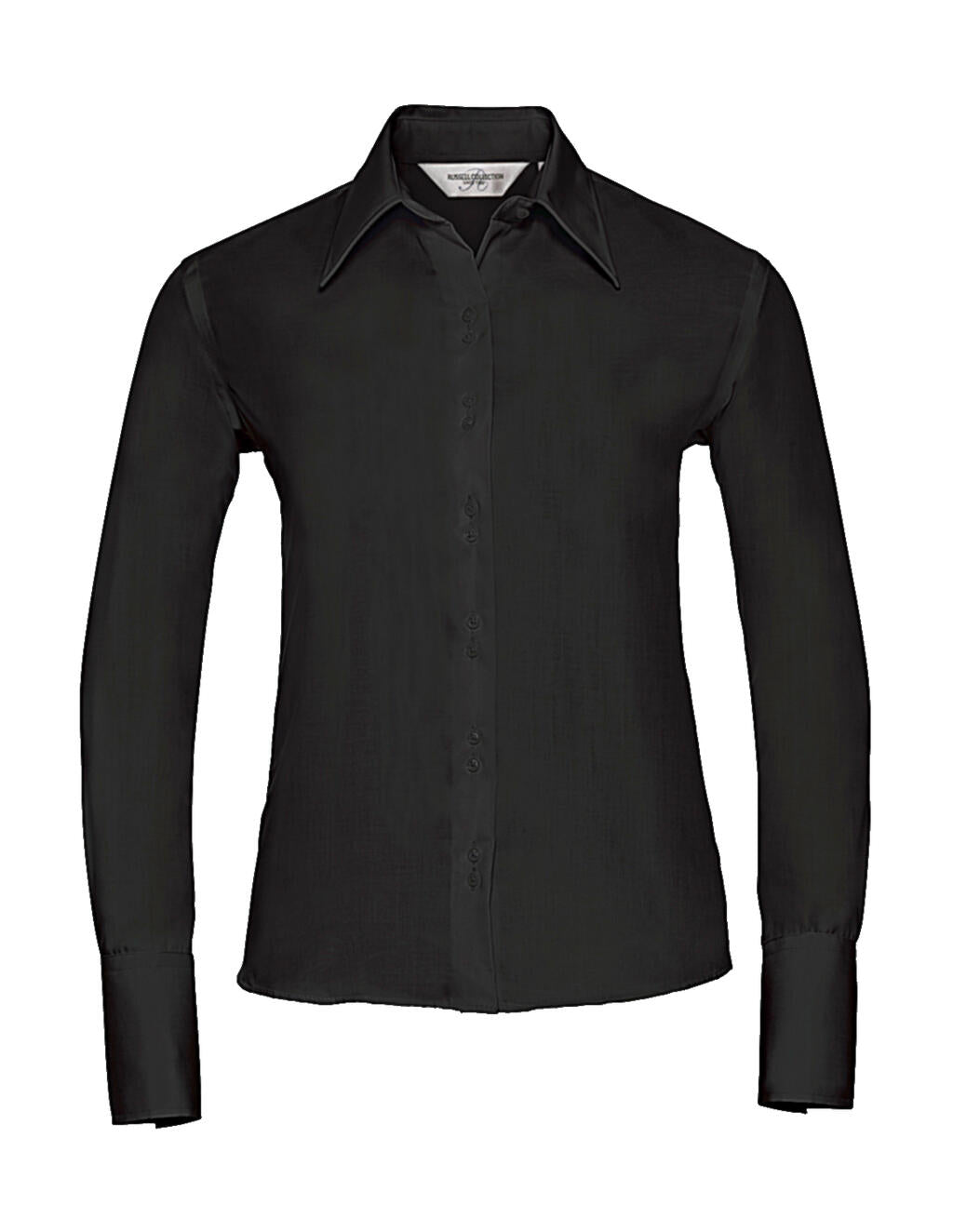  Ladies' Ultimate Non-iron Shirt LS in Farbe Black