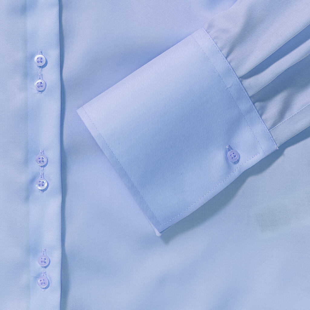  Ladies' Ultimate Non-iron Shirt LS in Farbe White