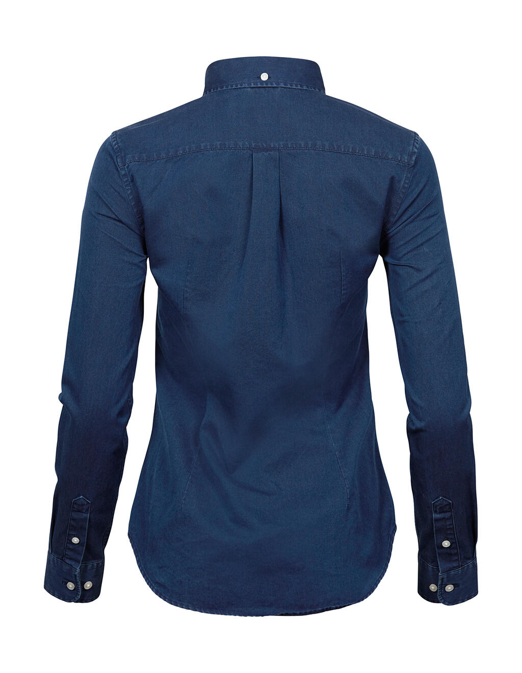  Ladies' Casual Twill Shirt in Farbe Indigo