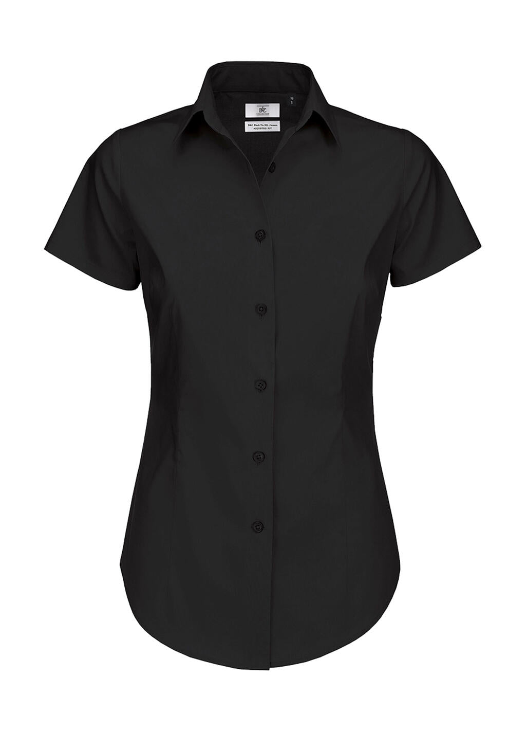  Black Tie SSL/women Poplin Shirt  in Farbe Black