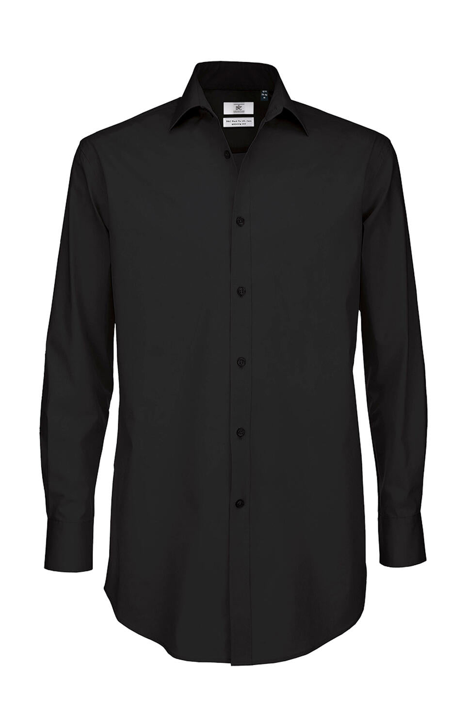  Black Tie LSL/men Shirt in Farbe Black