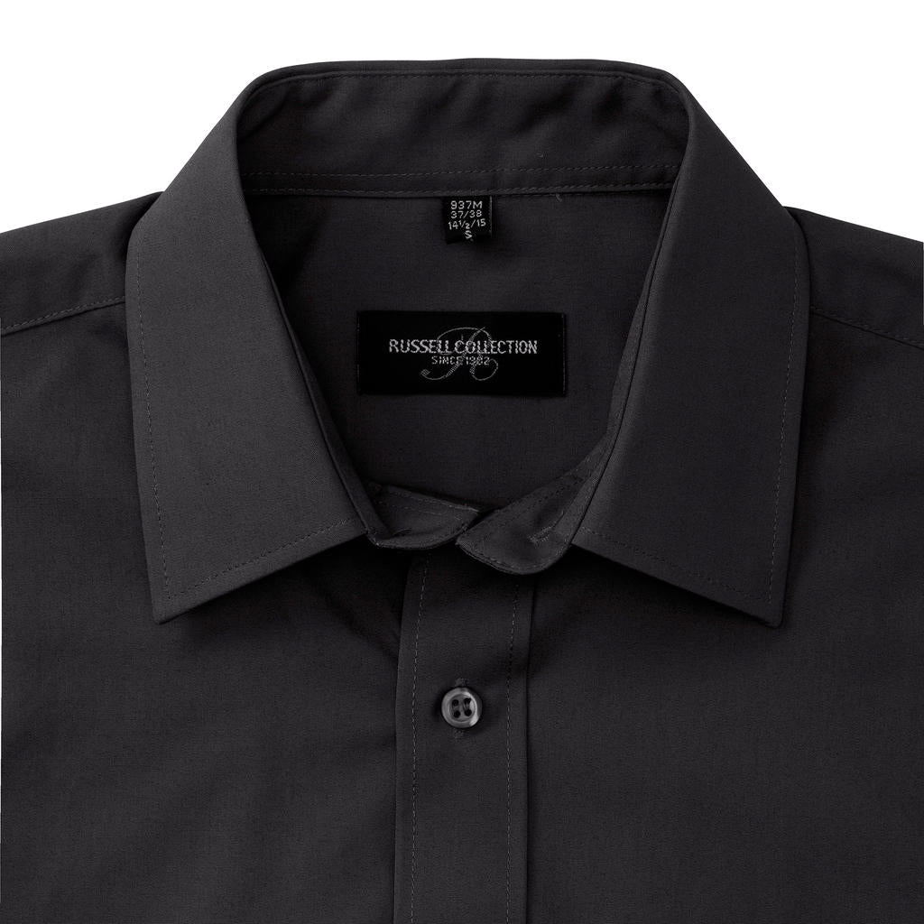  Cotton Poplin Shirt in Farbe White