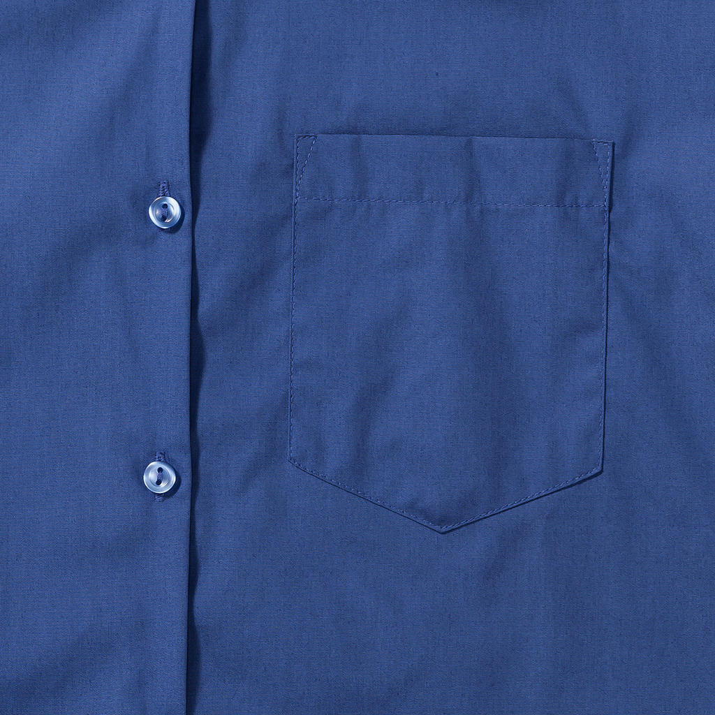 Ladies' Cotton Poplin Shirt in Farbe White