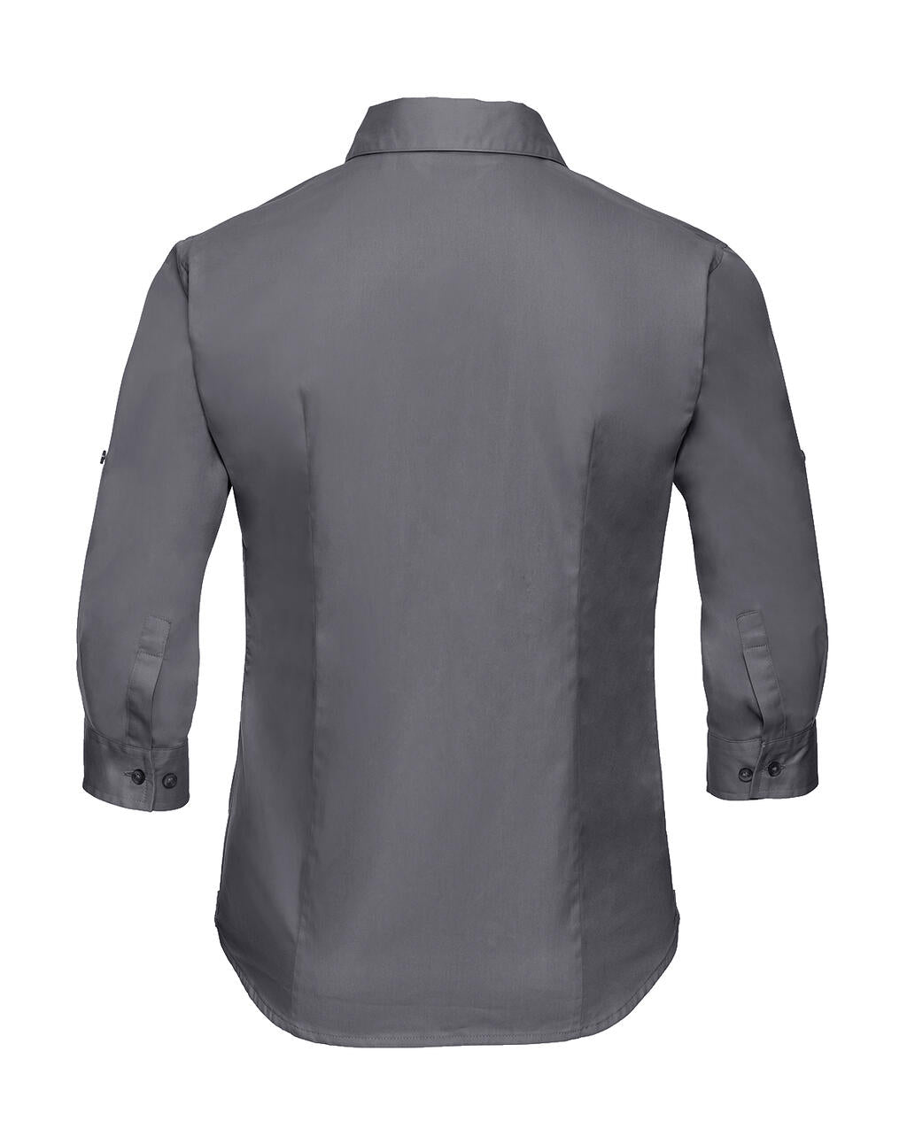  Ladies' Roll 3/4 Sleeve Shirt in Farbe White