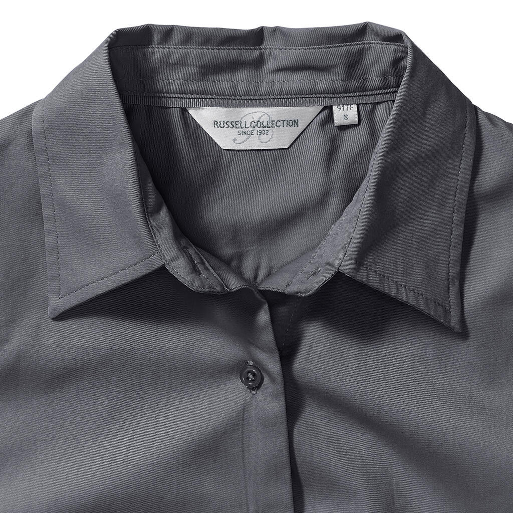  Ladies' Classic Twill Shirt  in Farbe White
