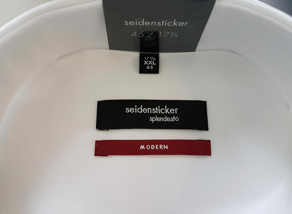  Seidensticker Regular Fit 1/2 Business Kent in Farbe White