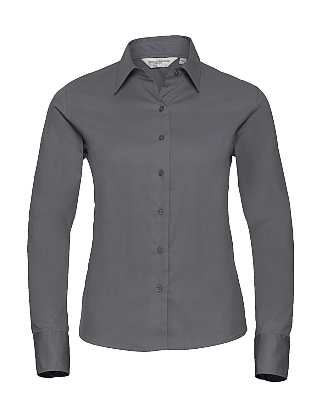  Ladies' Classic Twill Shirt LS  in Farbe Zinc