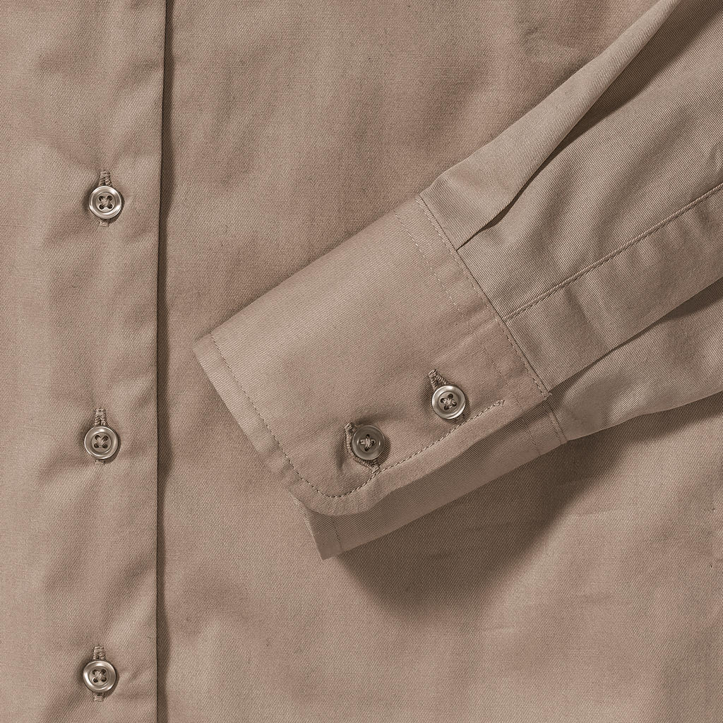  Ladies' Classic Twill Shirt LS  in Farbe White