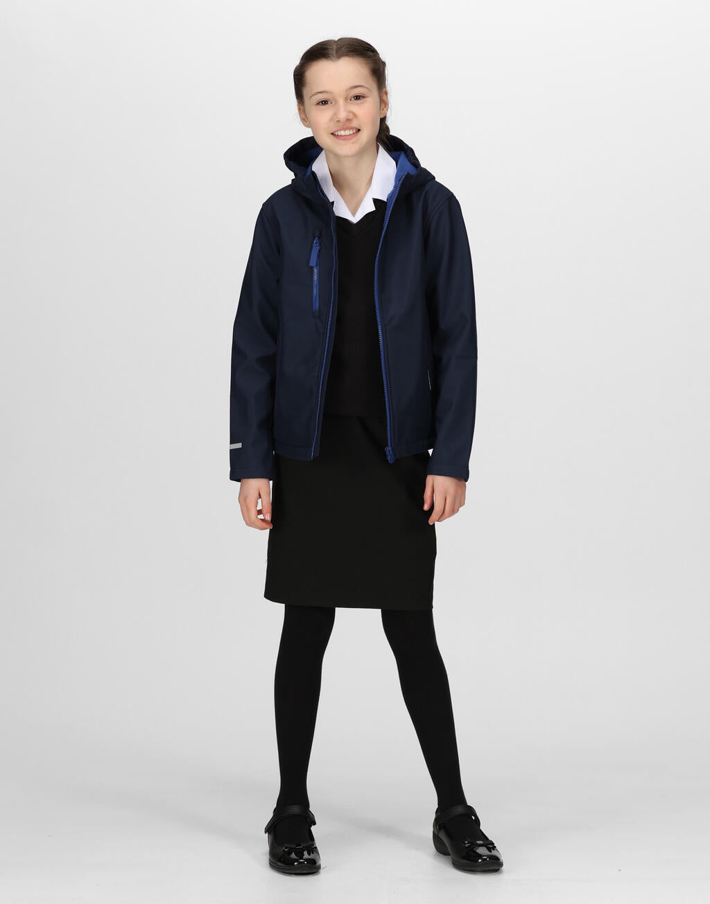 Junior Ablaze 3-Layer Hooded Softshell - ShirtStore