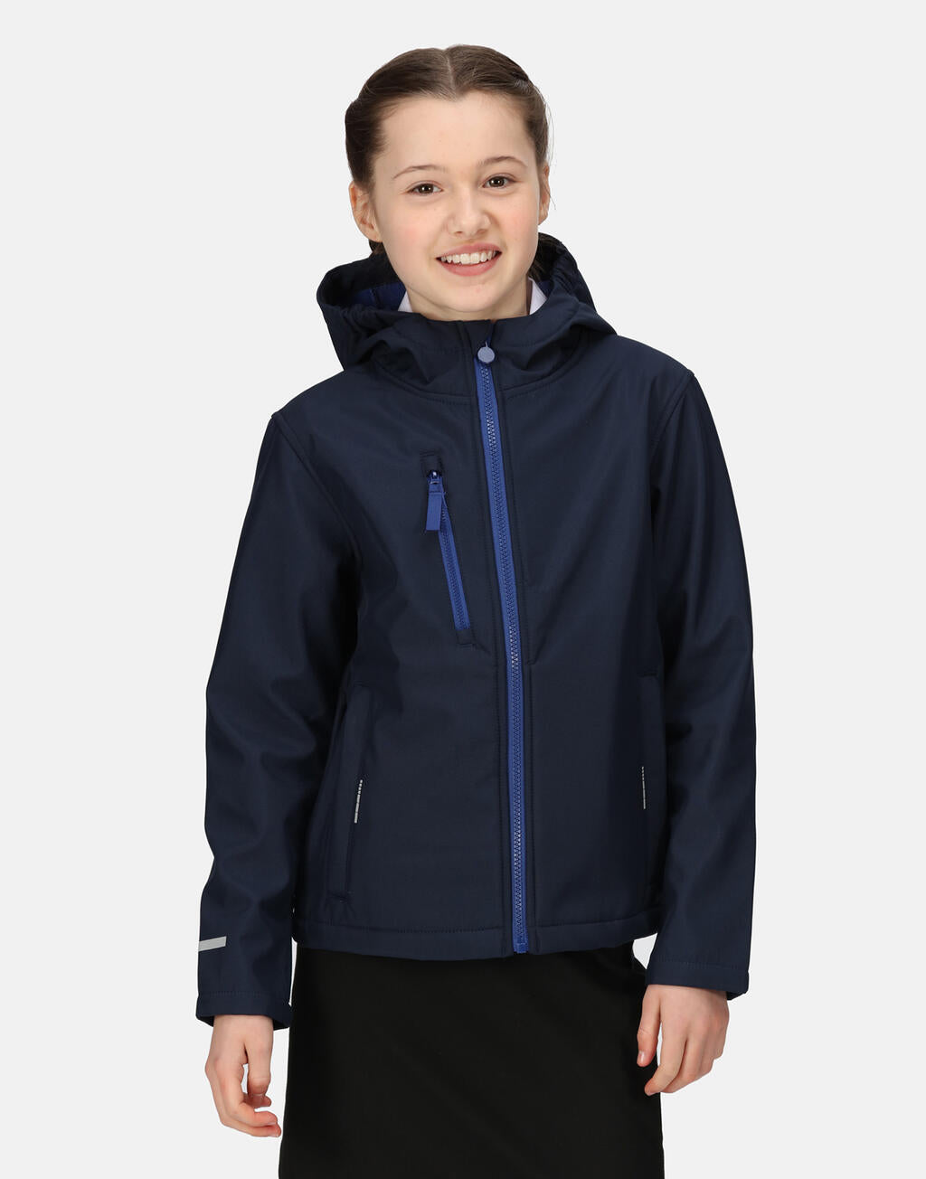 Junior Ablaze 3-Layer Hooded Softshell - ShirtStore