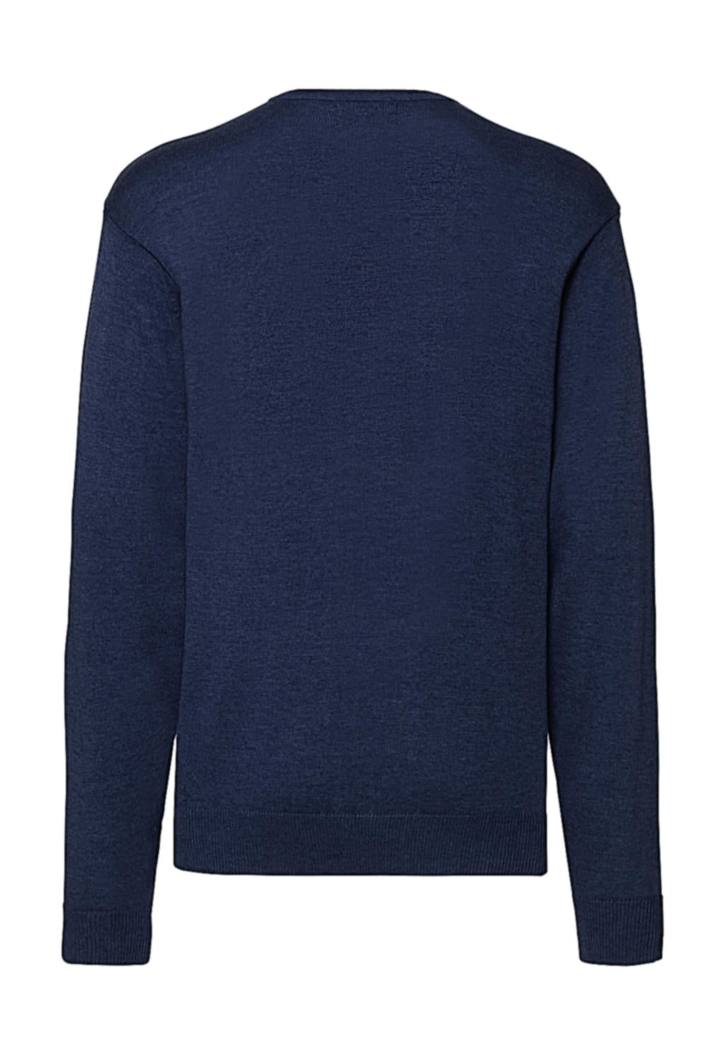  Men's Crew Neck Knitted Pullover in Farbe Black