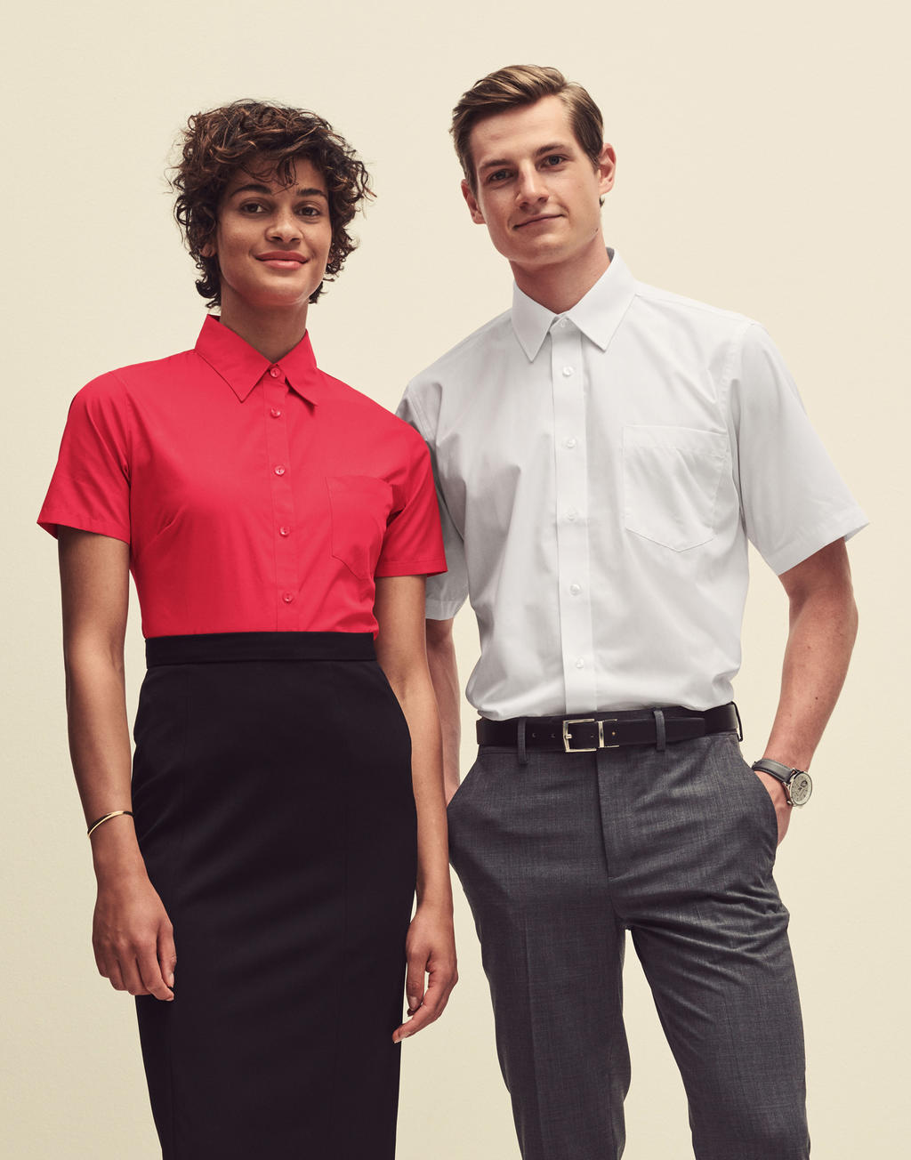  Poplin Shirt in Farbe White