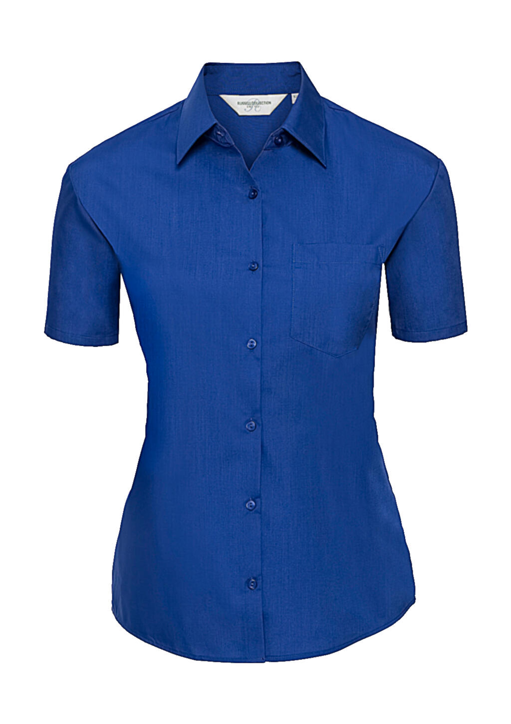  Ladies' Poplin Shirt in Farbe Bright Royal
