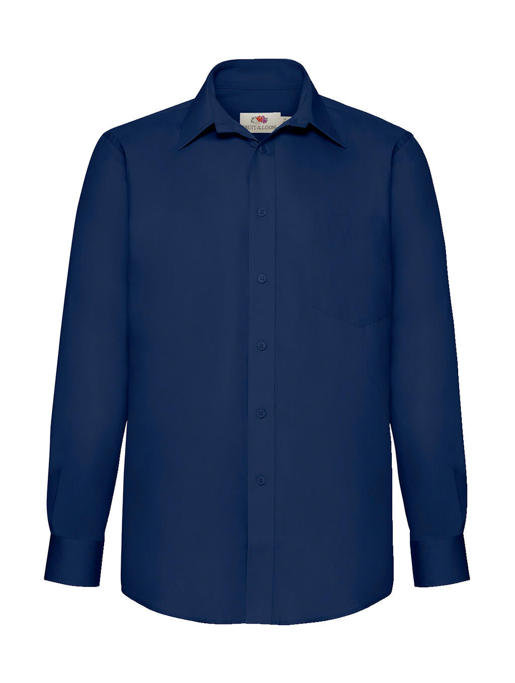  Poplin Shirt LS in Farbe Navy