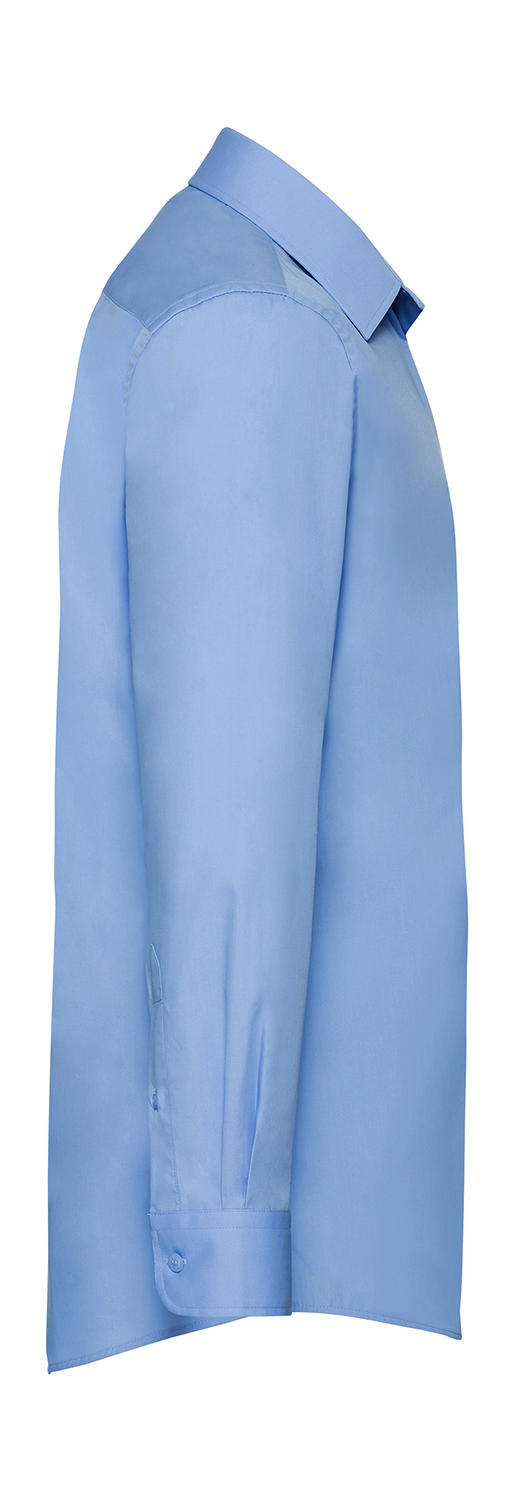  Poplin Shirt LS in Farbe White