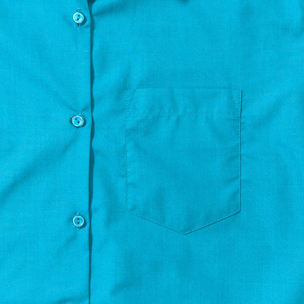  Ladies' LS Poplin Shirt in Farbe White