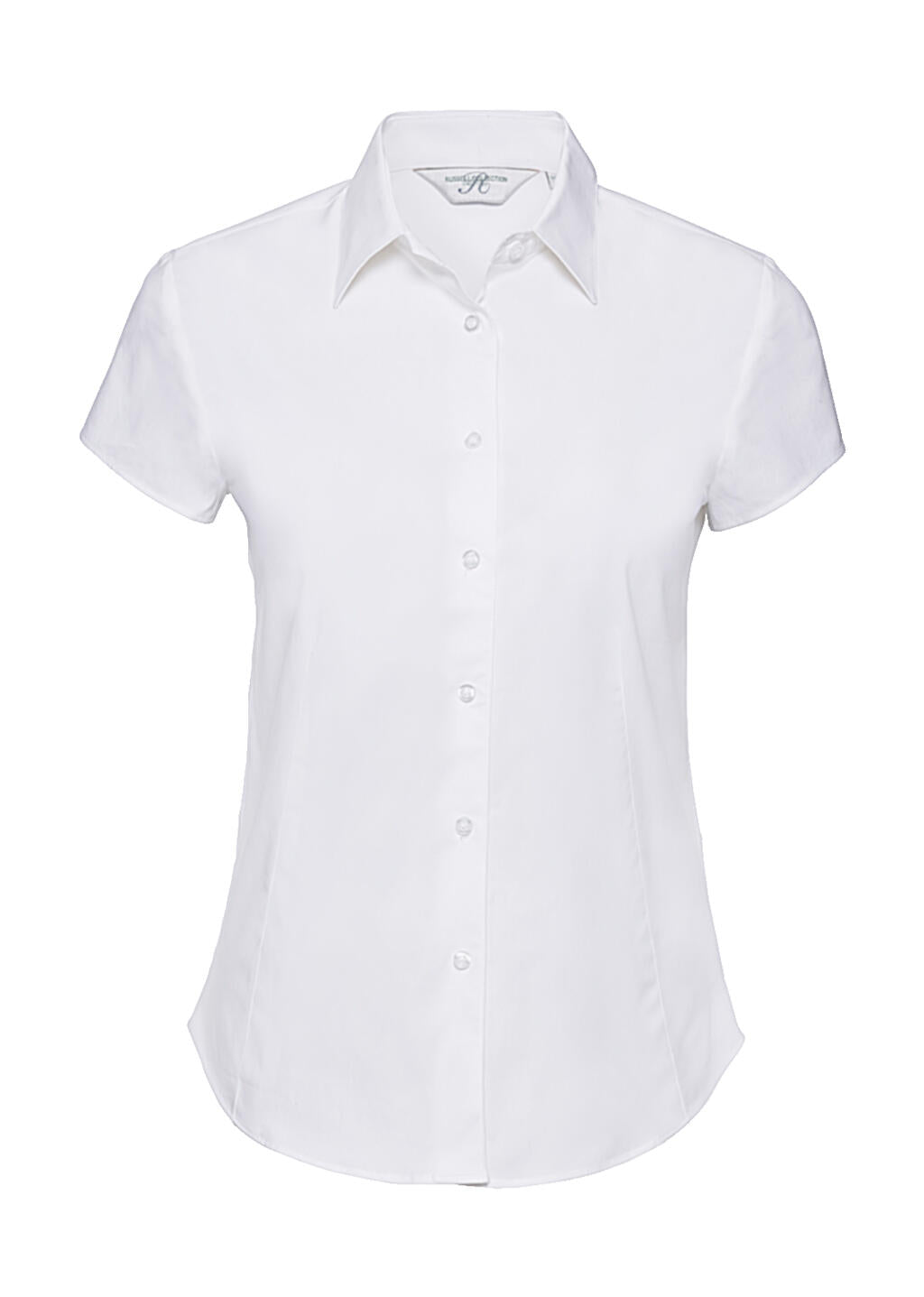  Ladies' Easy Care Fitted Shirt in Farbe White