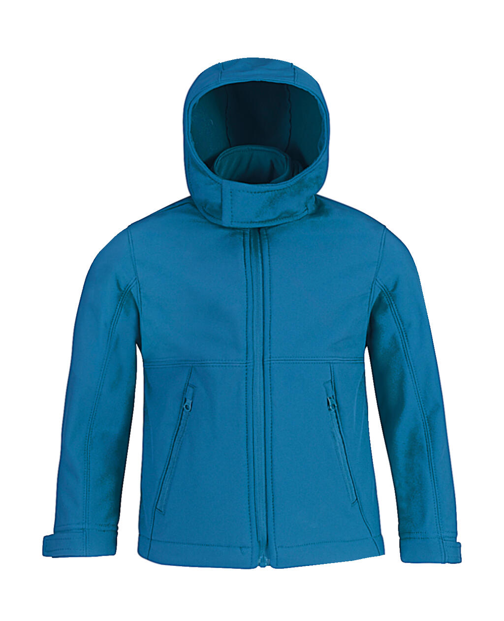  Hooded Softshell/kids in Farbe Black