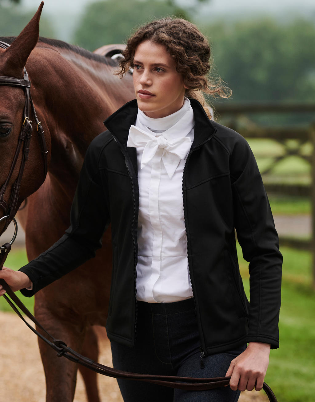  Ladies Uproar Softshell in Farbe Black/Black