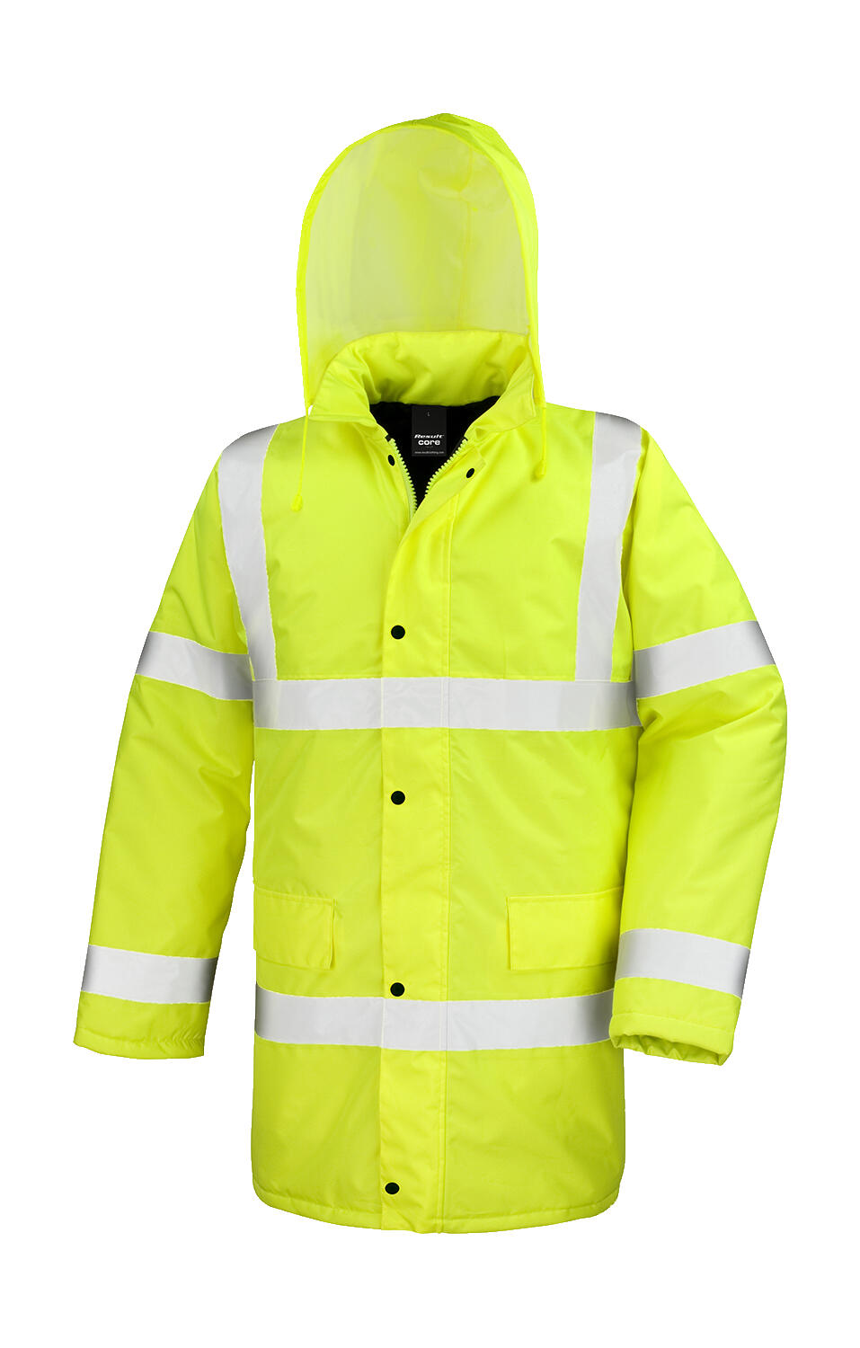  Core Hi-Vis Motorway Coat in Farbe Fluorescent Orange
