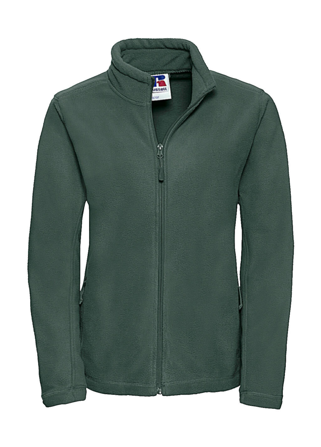  Ladies' Full Zip Outdoor Fleece in Farbe Bottle Green