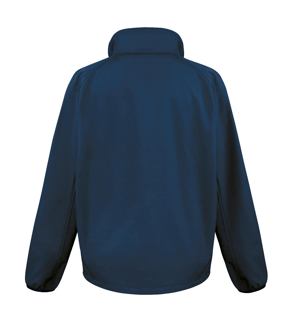  Printable Softshell Jacket in Farbe White/Black