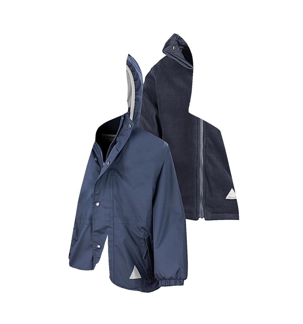  Junior Reversible Stormproof Jacket in Farbe Navy/Navy
