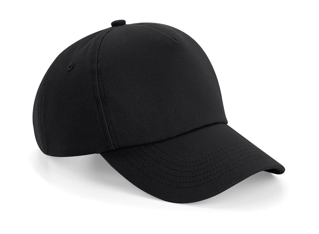  Authentic 5 Panel Cap in Farbe Black