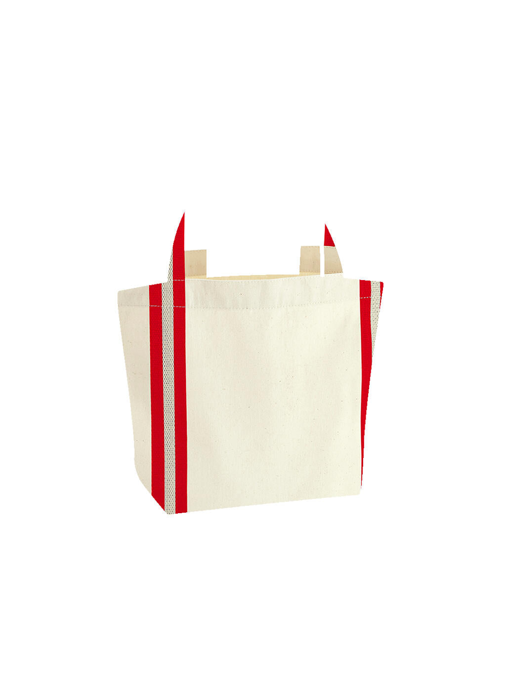  EarthAware® Organic Boat Bag in Farbe Natural/Classic Red