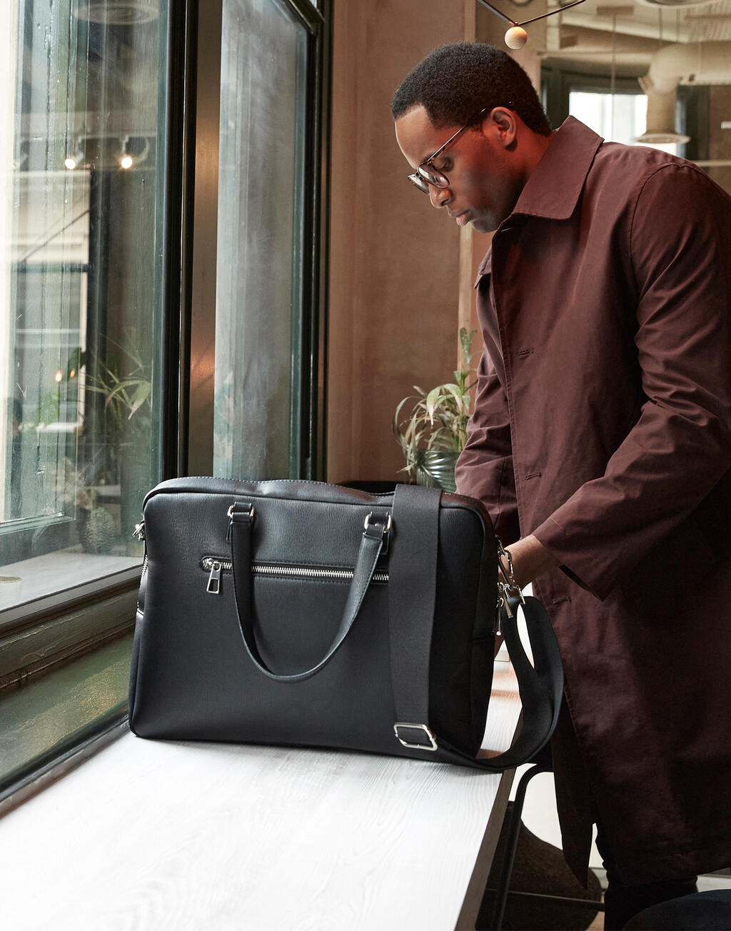 Tailored Luxe Briefcase - ShirtStore