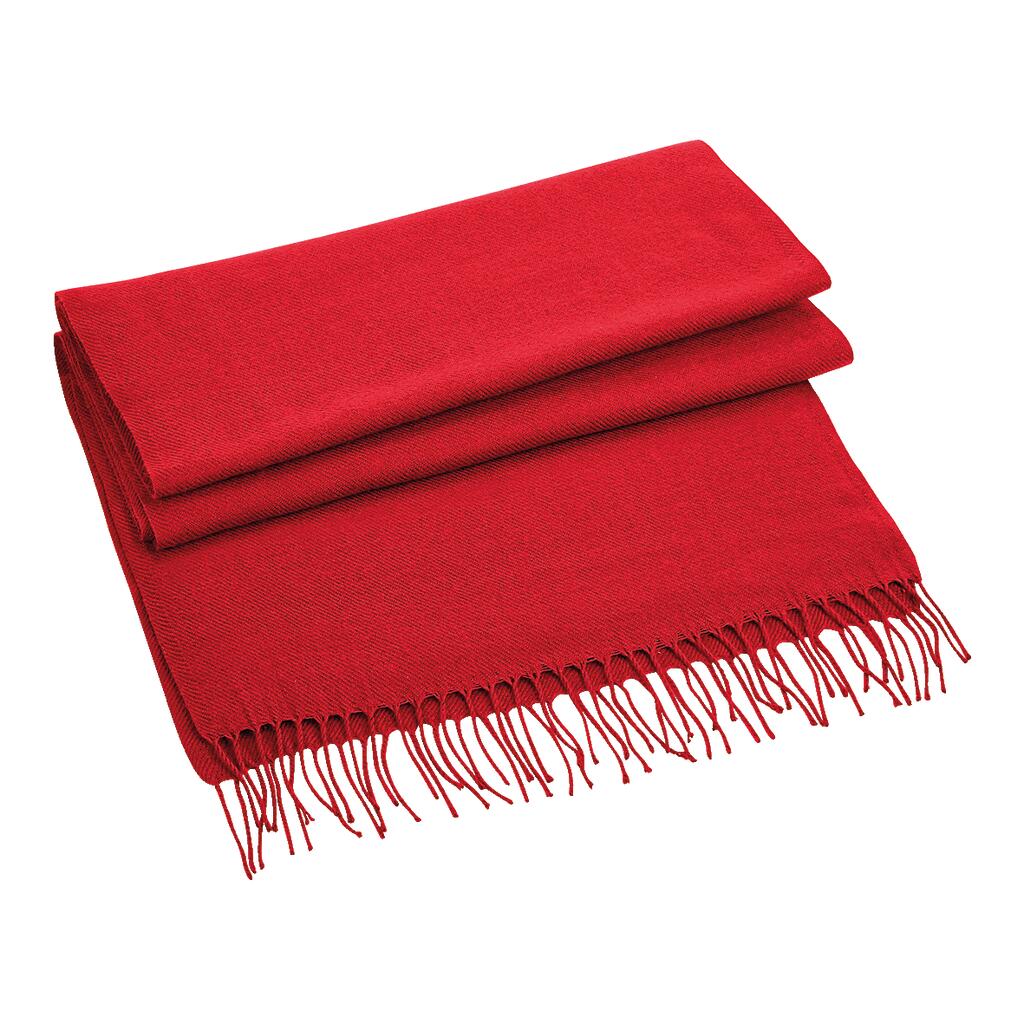  Classic Woven Scarf in Farbe Classic Red